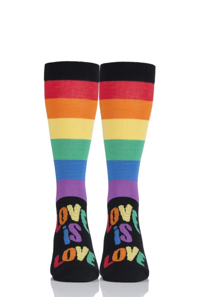 Pride Rainbow Love is Love Socks