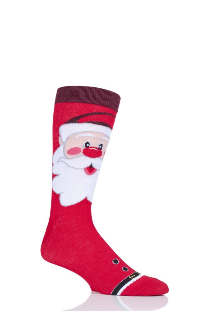 LAZY PANDA BAMBOO SANTA CHRISTMAS GIFT BOXED SOCKS