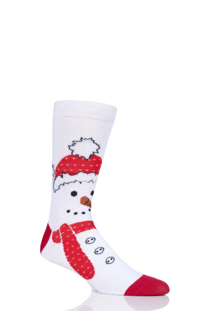 LAZY PANDA BAMBOO SNOWMAN CHRISTMAS GIFT BOXED SOCKS