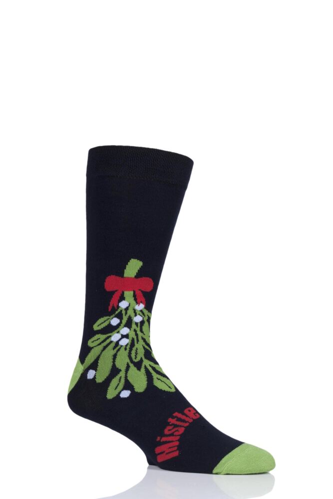 LAZY PANDA BAMBOO MISTLETOES CHRISTMAS GIFT BOXED SOCKS