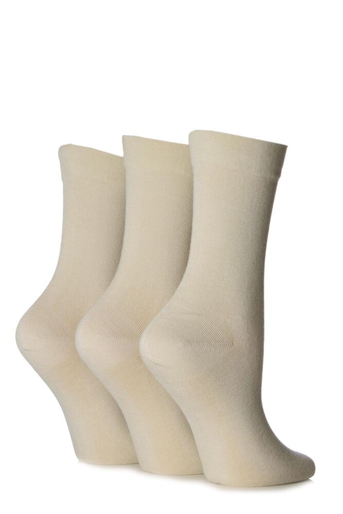 SockShop Gentle Bamboo Socks with Smooth Toe Seams in Plains and Stripes