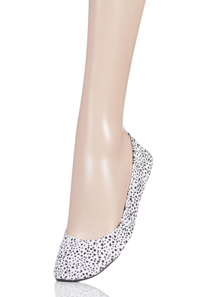 Rollasole Dalmatian Rollable After Party Shoes to Keep in Your Handbag