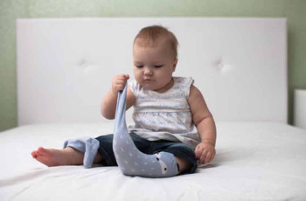 Buying socks for babies and toddlers