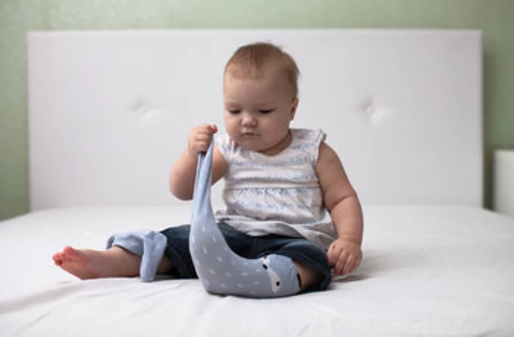 Buying socks for babies and toddlers