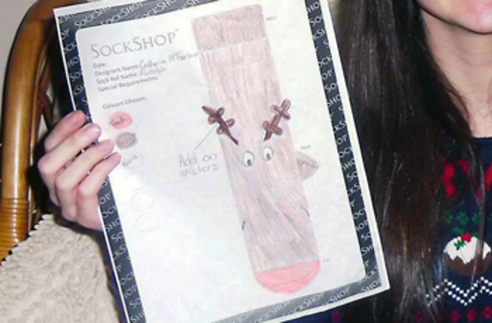 Then all the Reindeer (and everyone else) loved him - The origins of our famous Rudolph sock