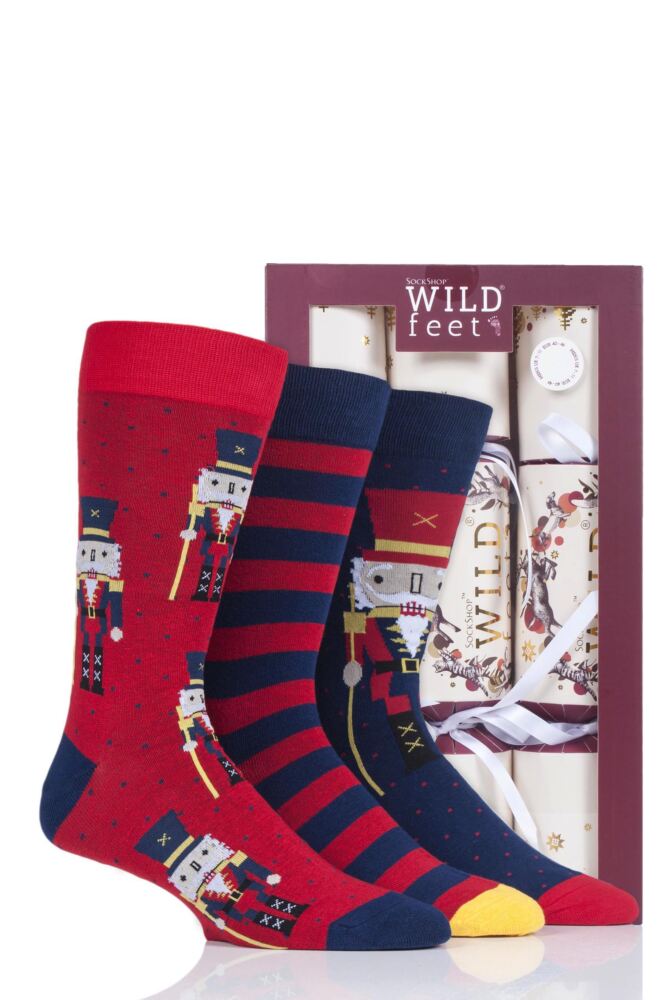 SOCKSHOP WILD FEET CHRISTMAS CRACKER SOCKS