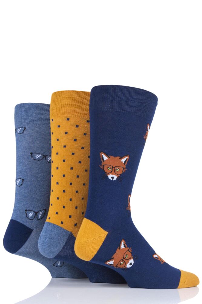 SOCKSHOP WILD FEET FOX COTTON SOCKS