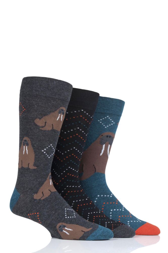 SOCKSHOP WILD FEET WALRUS COTTON SOCKS