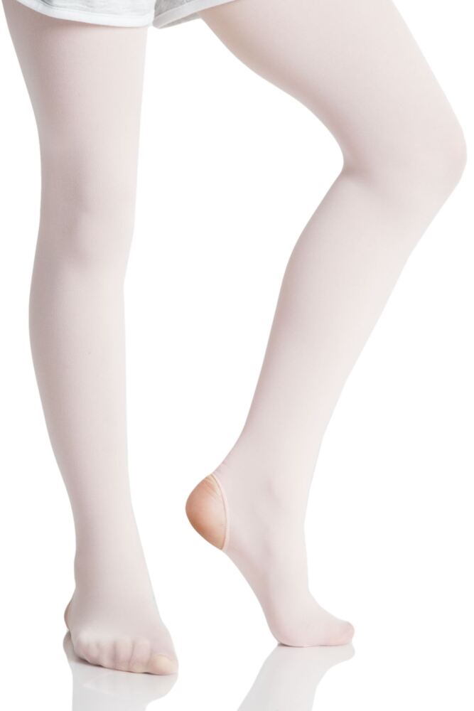 GIRLS 1 PAIR SILKY BALLET CONVERTIBLE TIGHTS