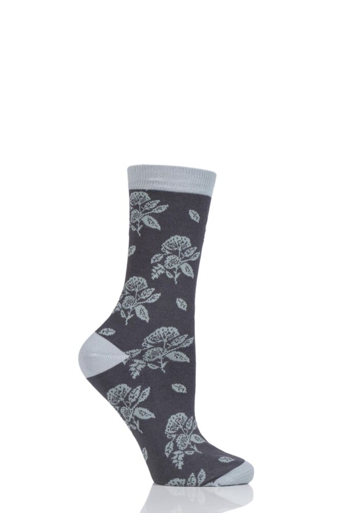 Braintree Flora Flowers Bamboo and Organic Cotton Socks