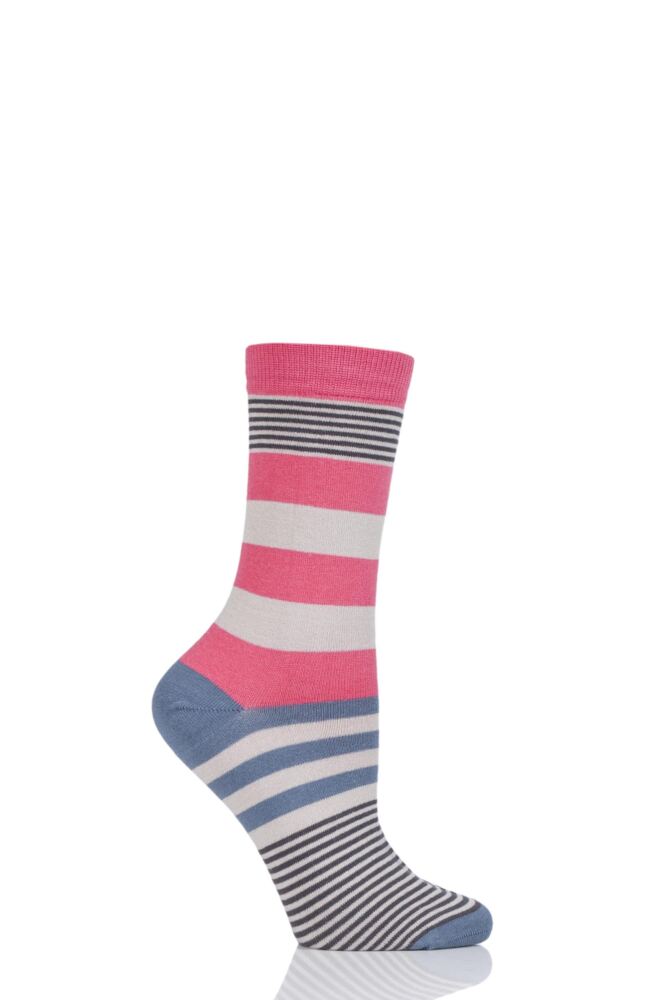 Braintree Britta Block Stripe Bamboo and Organic Cotton Socks