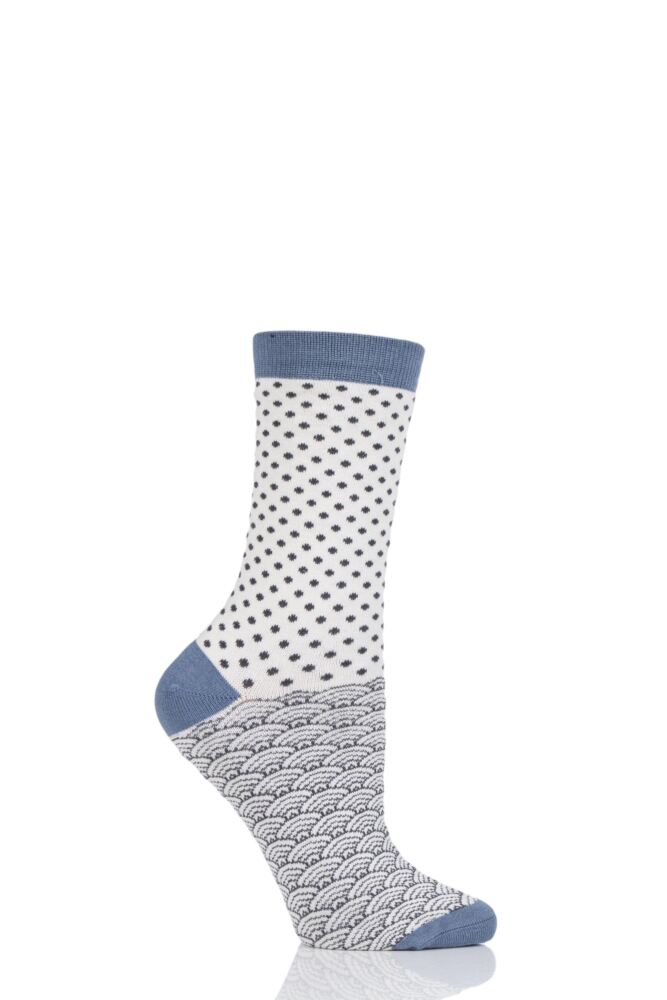 Braintree Wren Small Dots Bamboo and Organic Cotton Socks