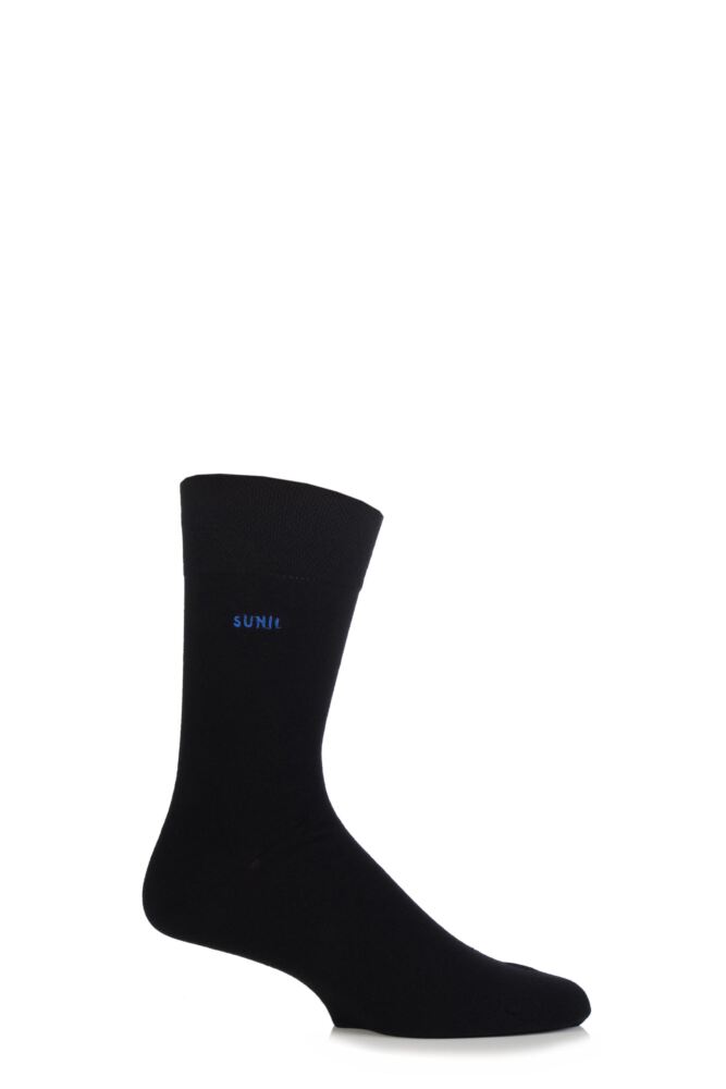 MENS 1 PAIR SOCKSHOP INDIVIDUAL BLACK NAMES EMBROIDERED SOCKS - 59 NAMES TO CHOOSE FROM