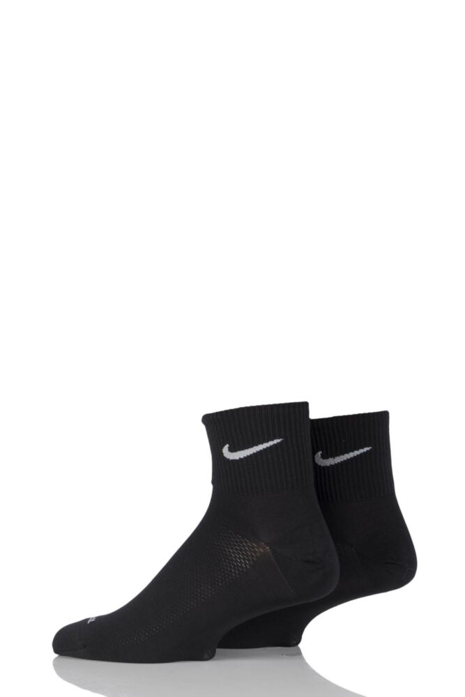Mens and Ladies 2 Pair Nike Run Lightweight Running Socks