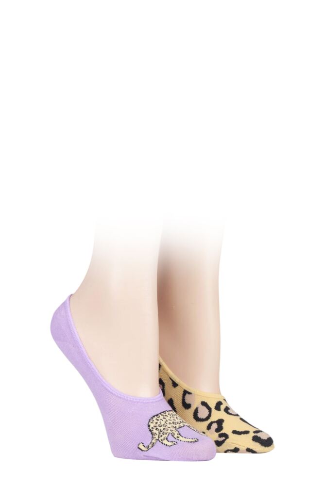 <div class="font-weight-bold">Wildfeet</div>Womens Cotton Novelty Ped Socks 2-Pair