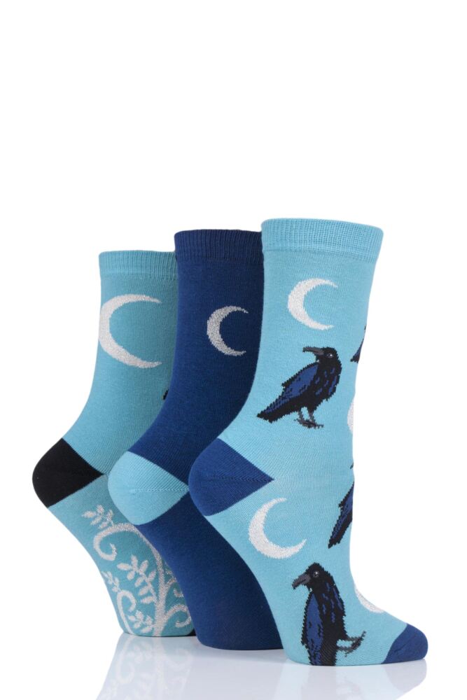 SOCKSHOP WILD FEET RAVEN COTTON SOCKS