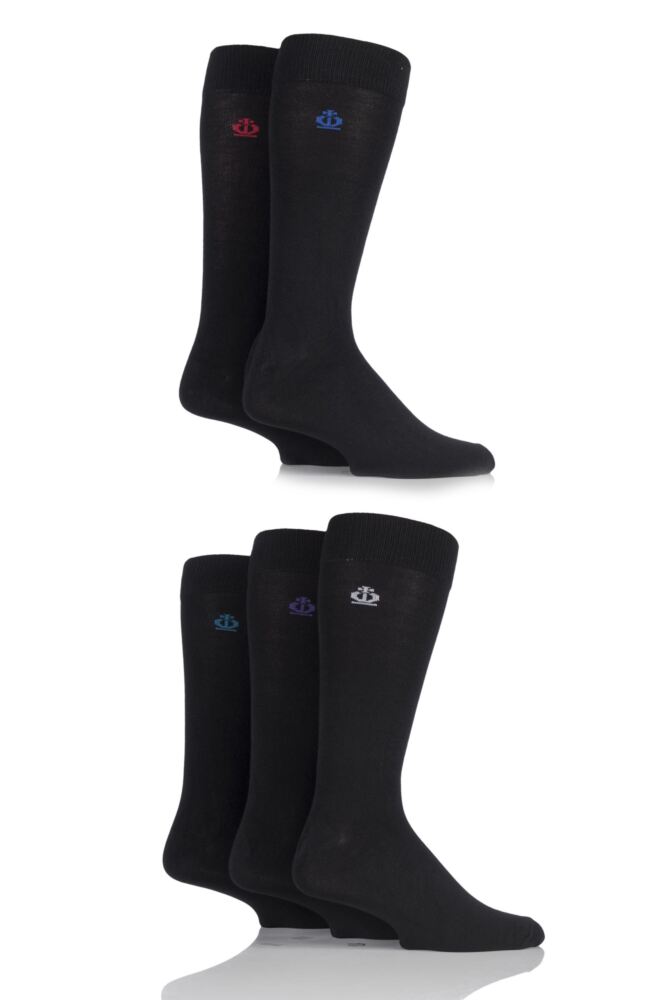 JEFF BANKS CHELMSFORD PLAIN BAMBOO SOCKS