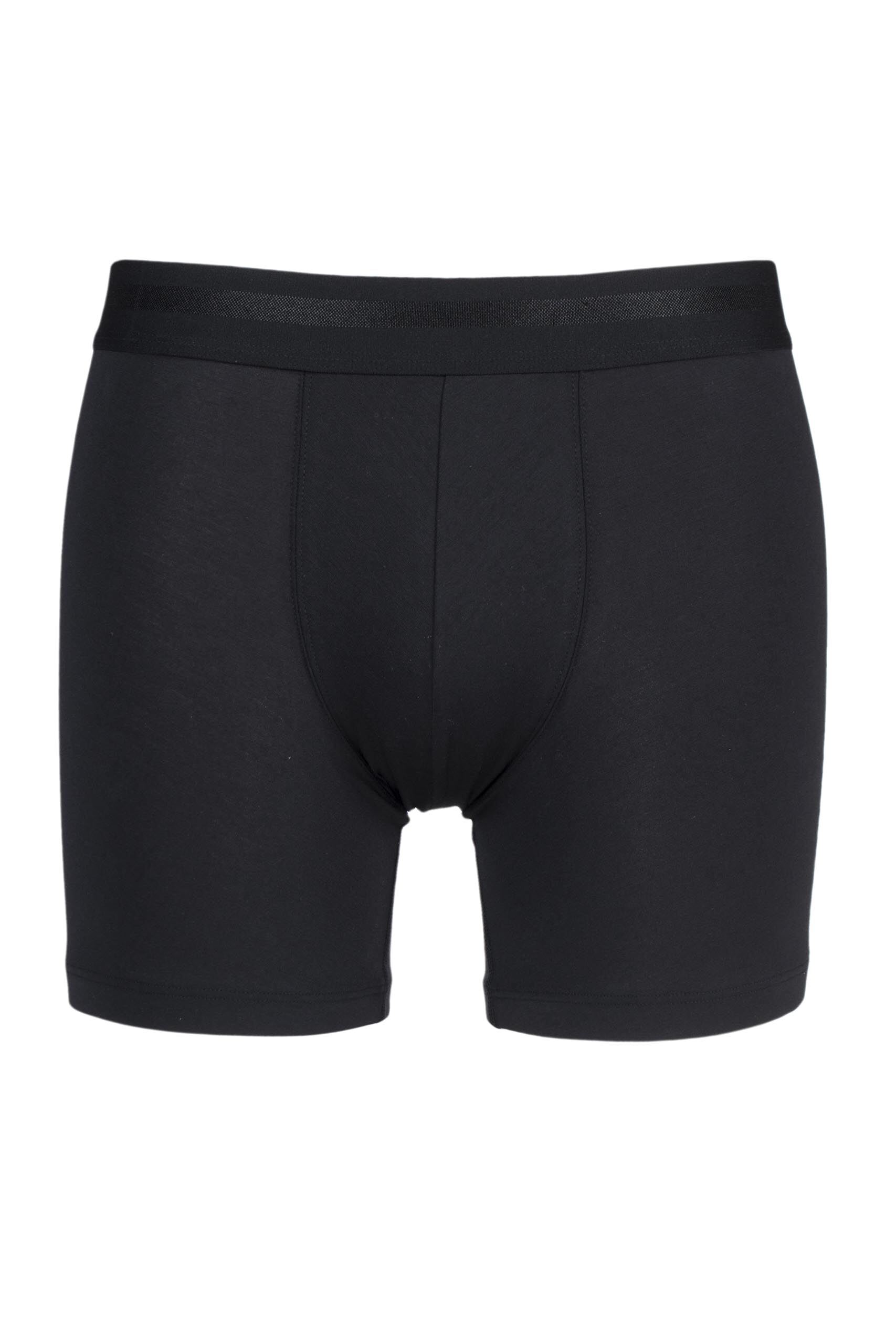 Image of 1 Pack Black Simplicity Cotton Modal Boxer Shorts Men's Extra Large - Sloggi