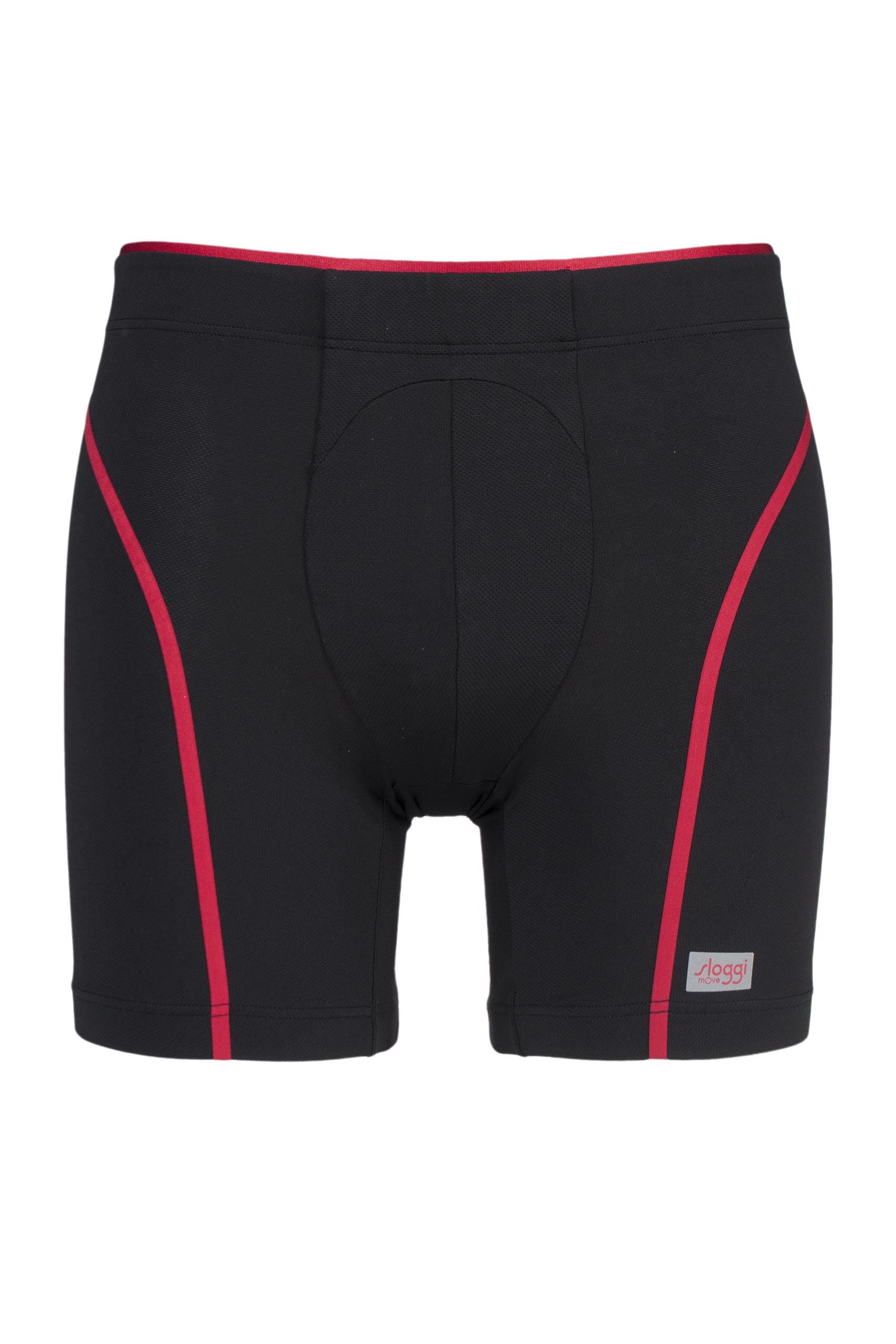 Image of 1 Pack Black mOve FLEX Sports Boxer Shorts Men's Medium - Sloggi