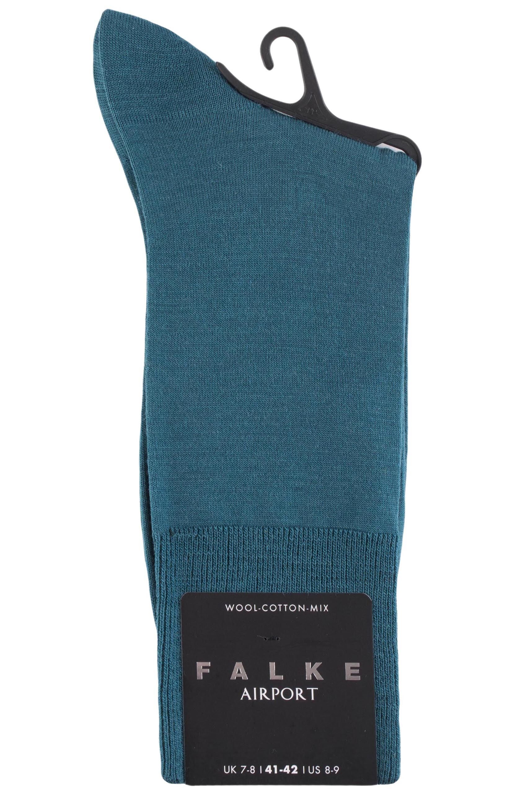  Falke Airport Plain Virgin Wool and Cotton Business Socks