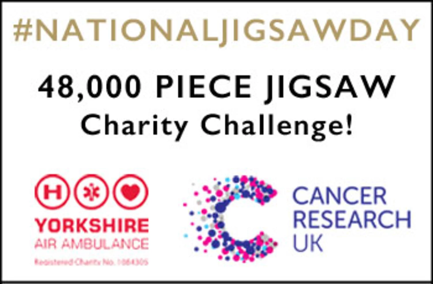 #NationalJigsawDay - 48,000 Piece Jigsaw Challenge