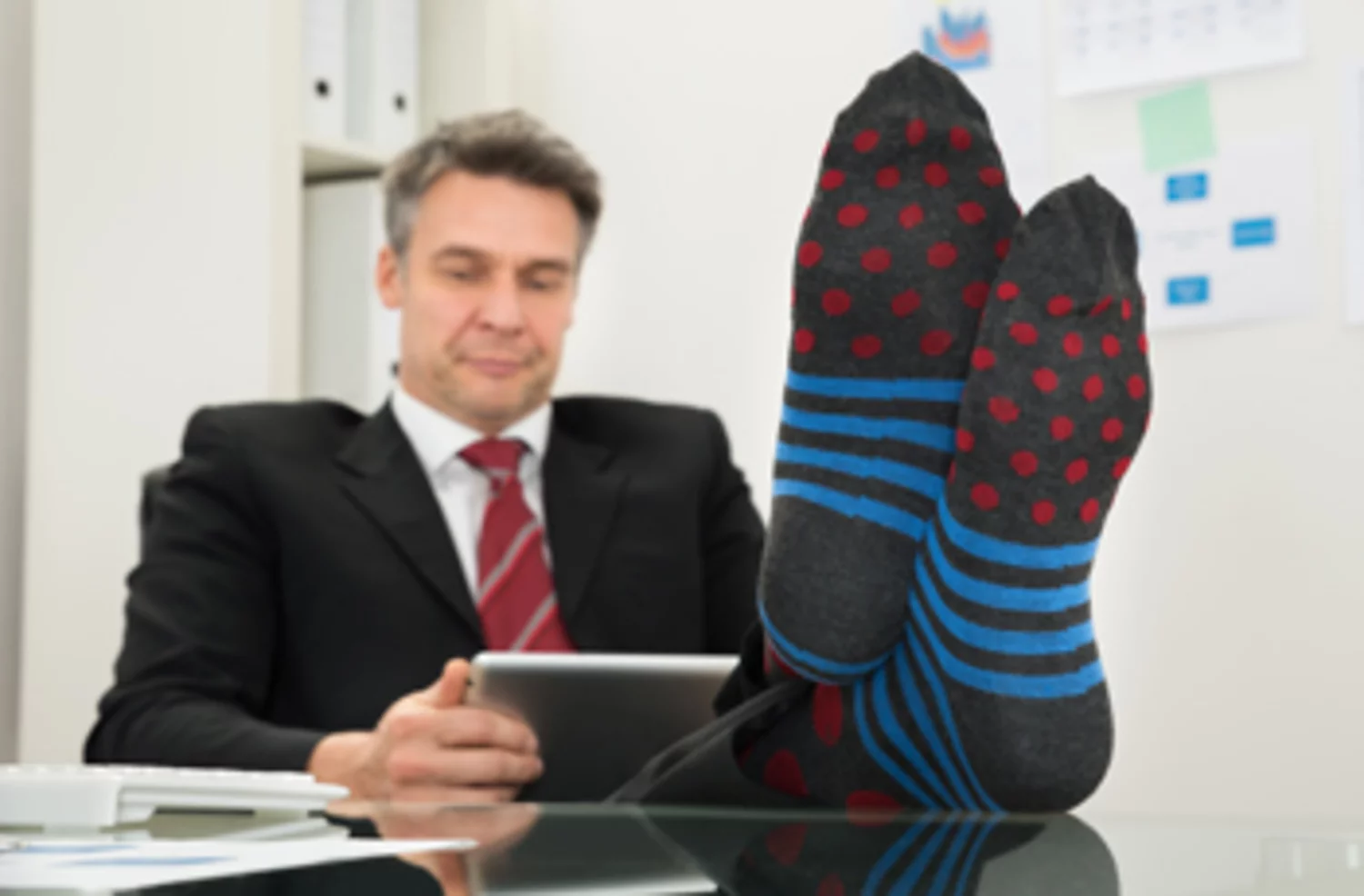 The rise of the ‘suit sock’