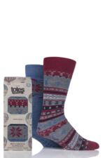  Totes Original Plain and Patterned Slipper Socks
