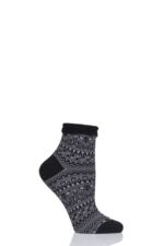 Falke Decoupage Lace Stripe Roll Top Cotton Socks
