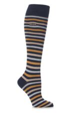 Elle Wool and Viscose Striped Knee High Socks