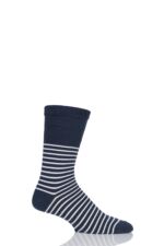 HJ Hall Striped Cotton Soft Top Socks