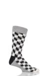 Happy Socks Filled Optic Combed Cotton Socks