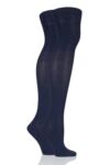 Ladies Elle Plain Bamboo Over The Knee Socks | SockShop