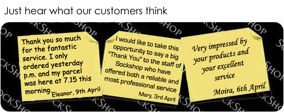 What our customers think at SockShop.co.uk- 15th April, 2009 What our customers think at SockShop.co.uk- 15th April, 2009