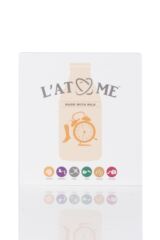 Mens and Ladies 1 Pair LAtome Milk Compression Open Toe Socks