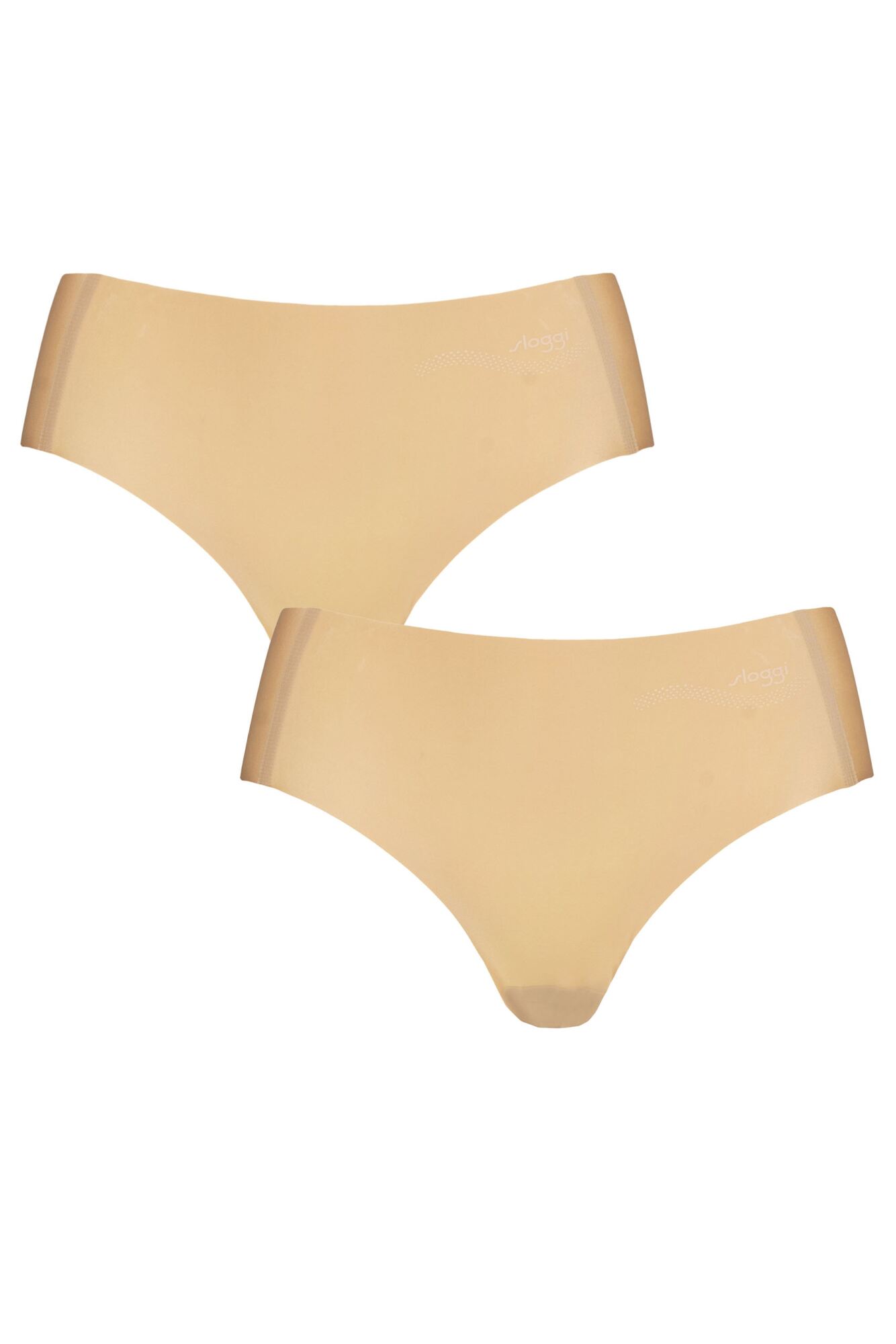 Ladies 2 Pack Sloggi Zero Feel Seamfree Hipster Knickers from