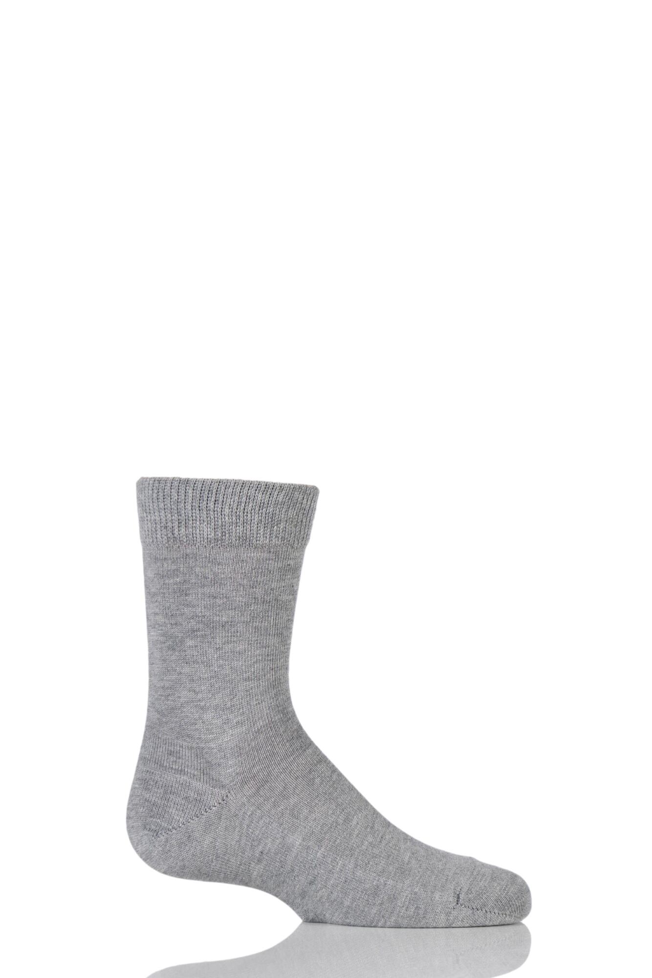  Boys and Girls 1 Pair Falke Back to School Plain Cotton Socks