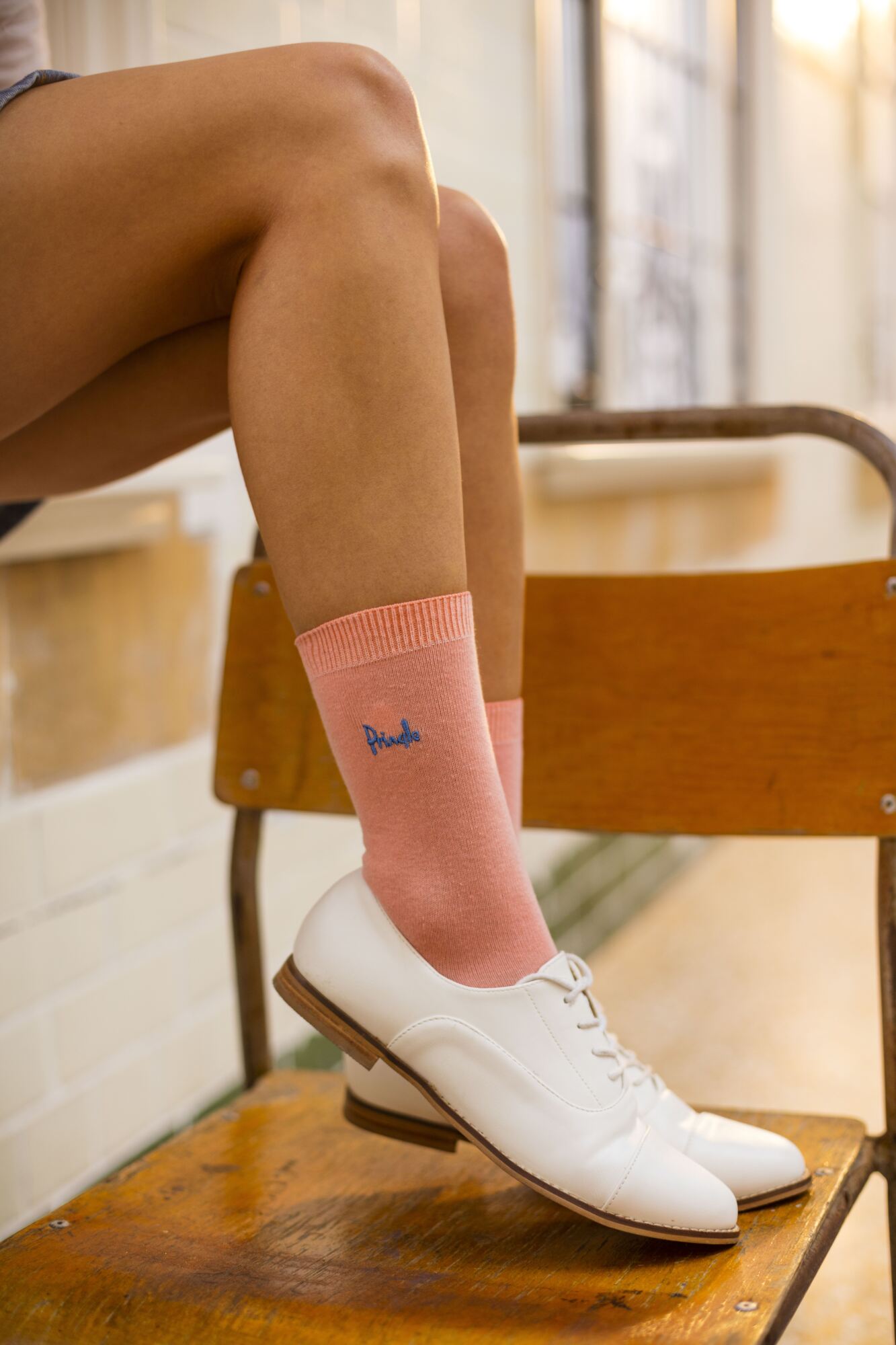 Ladies Pringle Tiffany Plain Trouser Socks