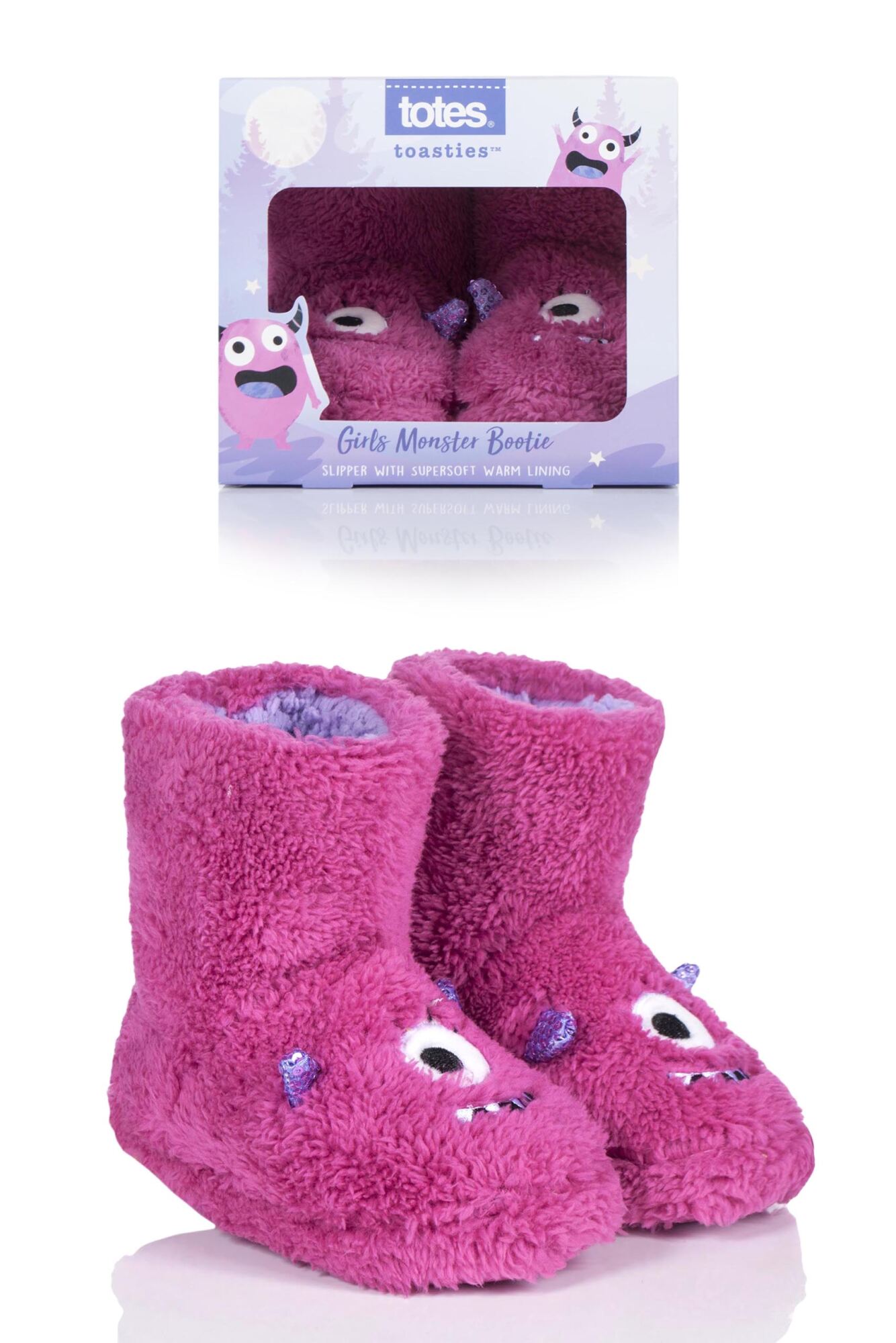 1 Pair Monster Slippers Kids Unisex - Totes