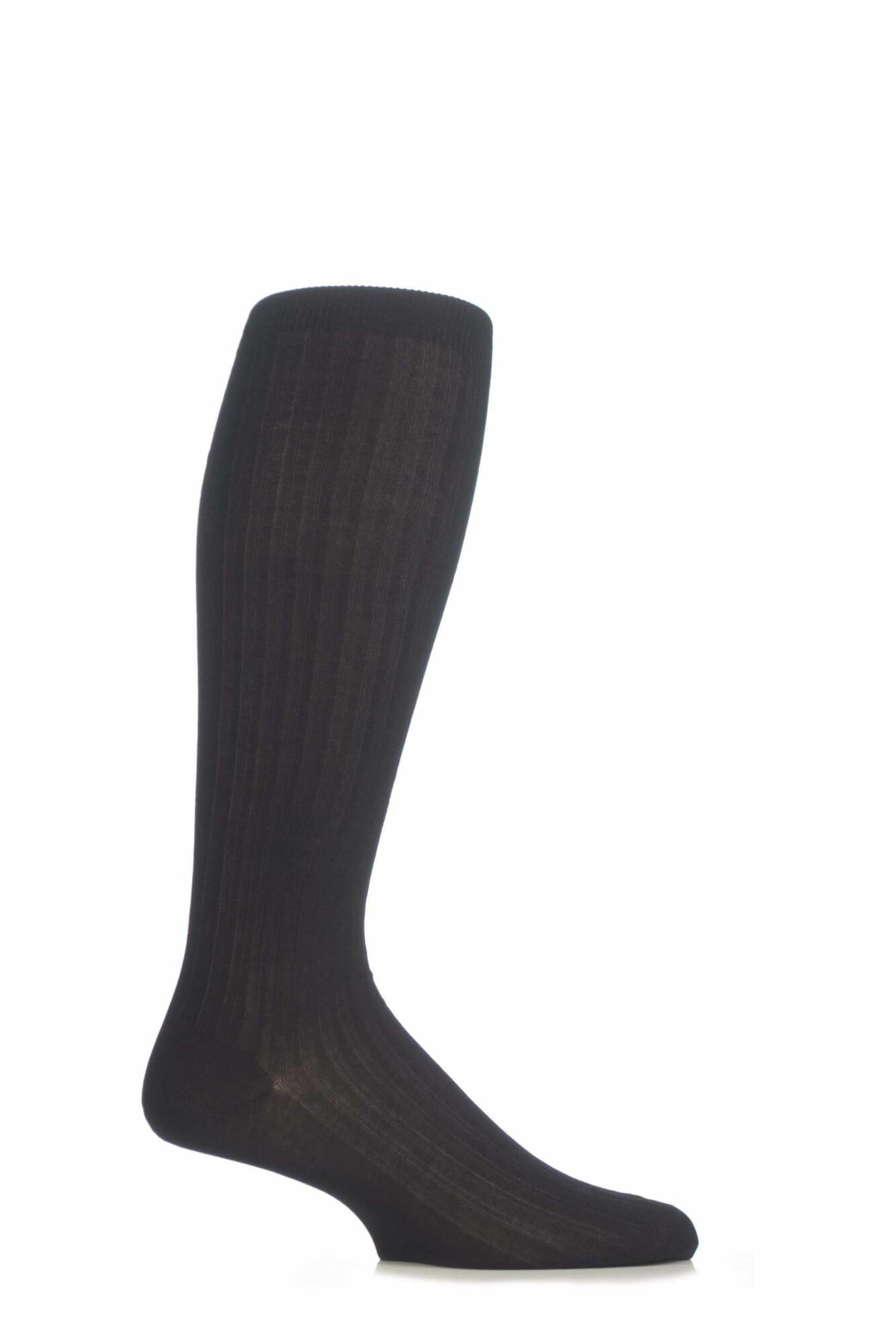 Mens 1 Pair Pantherella Merino Wool Rib Knee High Socks