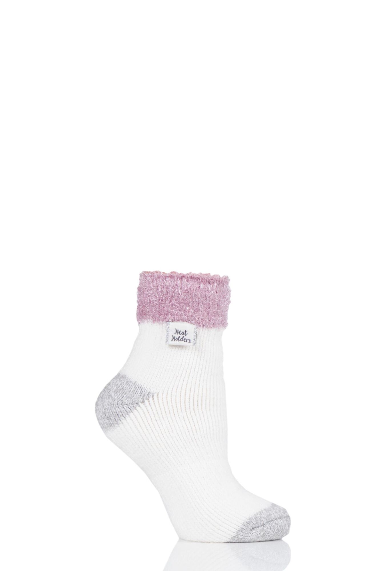 1 Pair Sleep Feather Top Socks Ladies - Heat Holders
