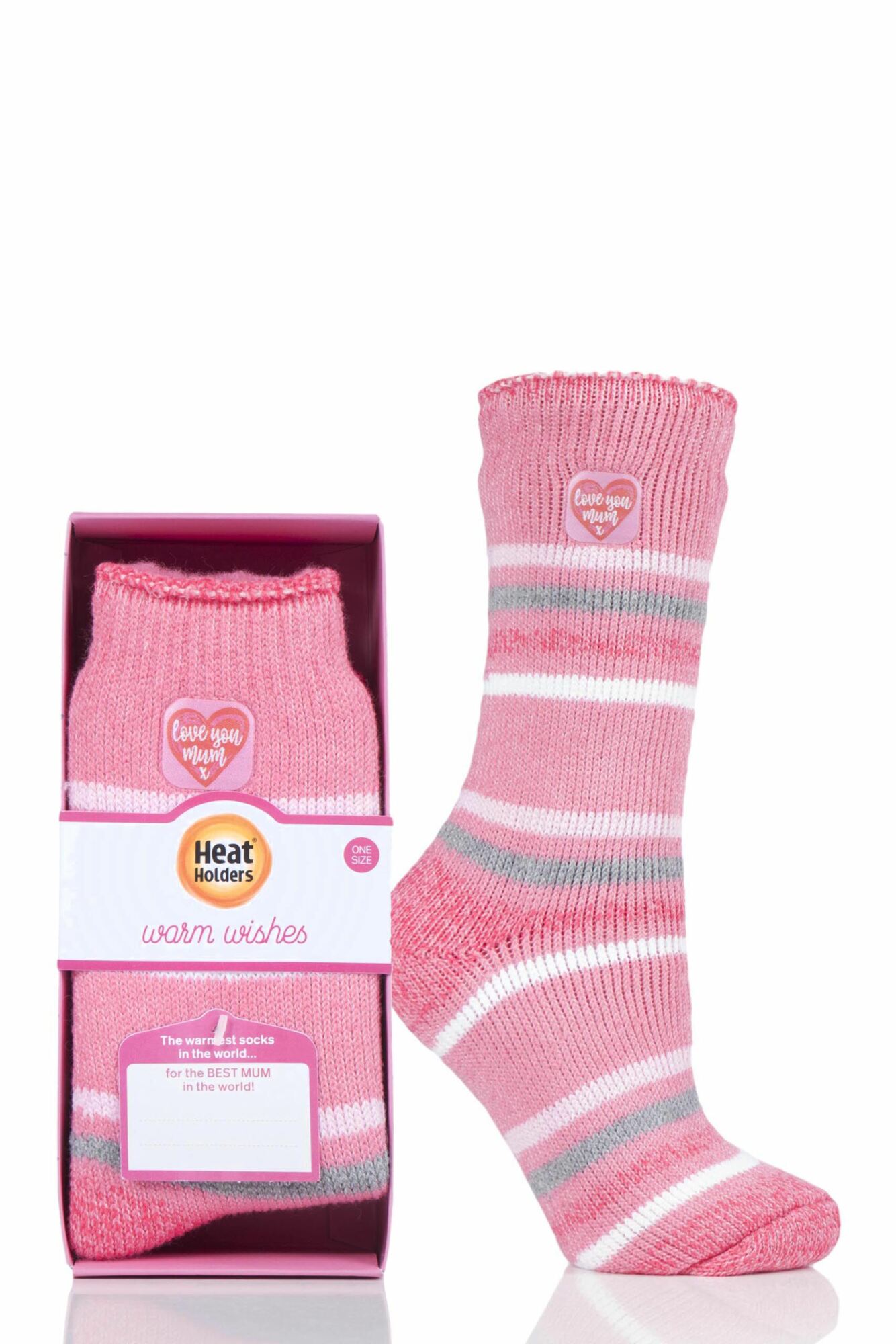 1 Pair Gift Boxed Socks Ladies - Heat Holders