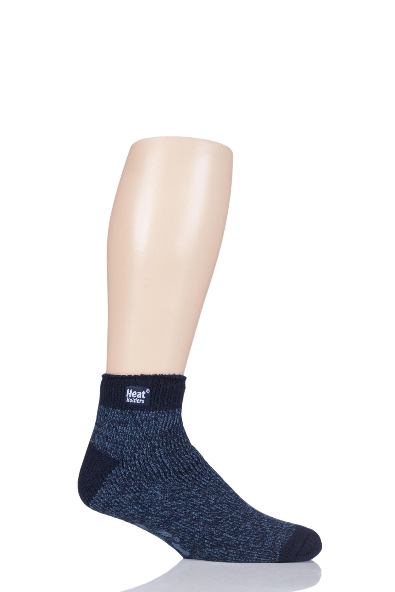 Heat Holders Men's Ultra Warm Slipper Socks - 2.3 Tog Thermal Non-Slip Socks, Size 7-12, Deep Blue - View #13