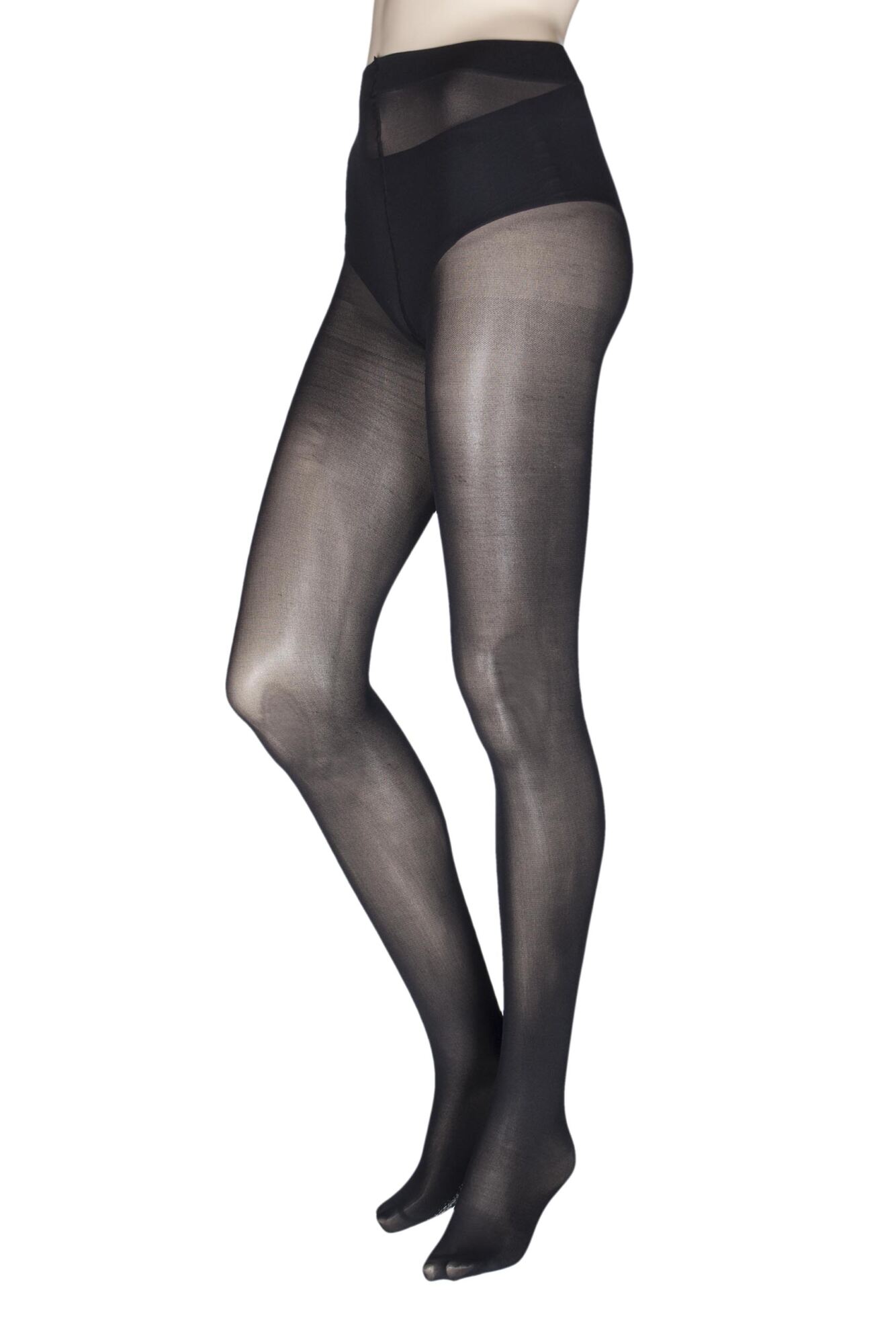 1 Pair Fashion Glitter Backseam Sparkle Tights Ladies - Charnos