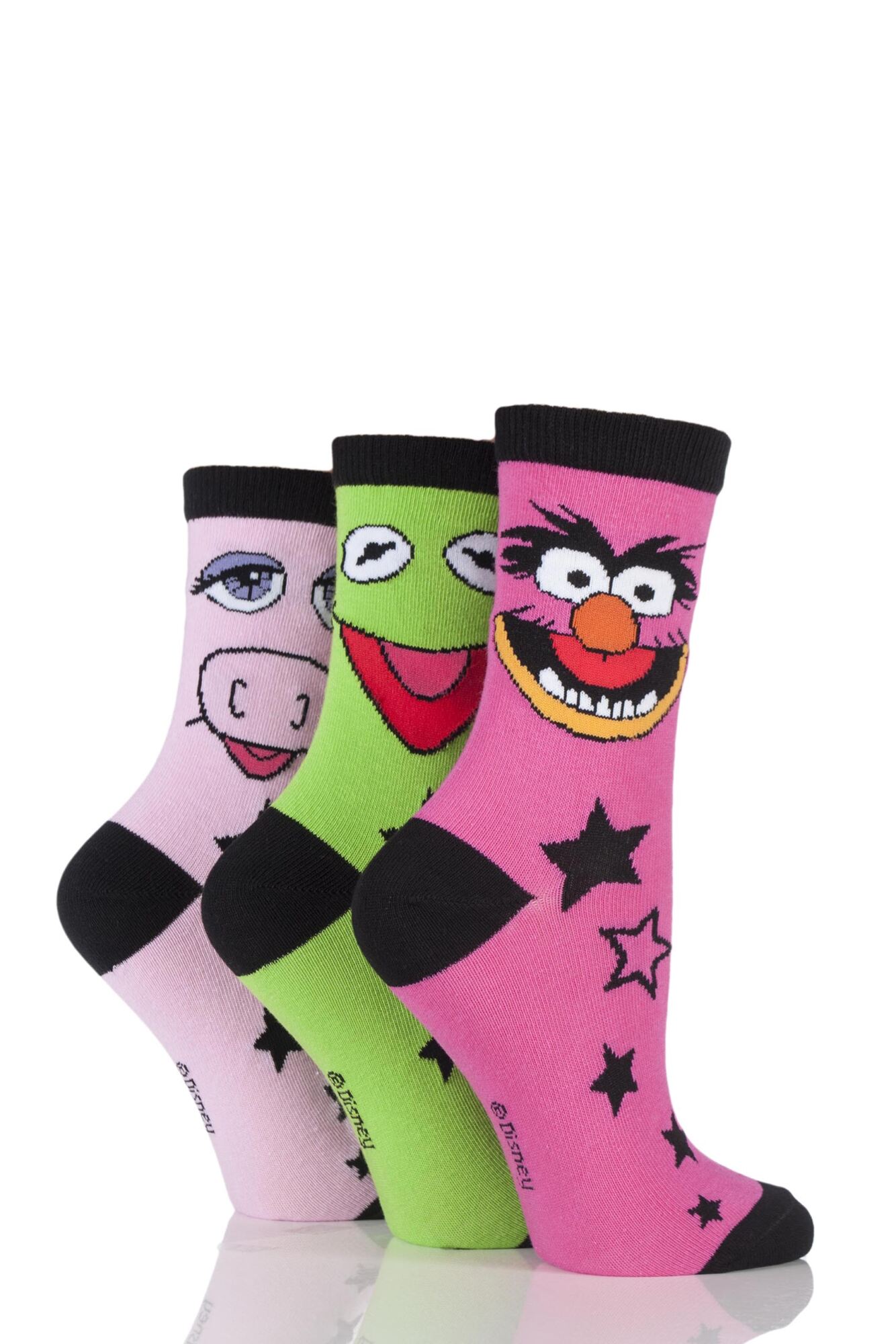  Ladies 3 Pair SockShop Muppets Socks