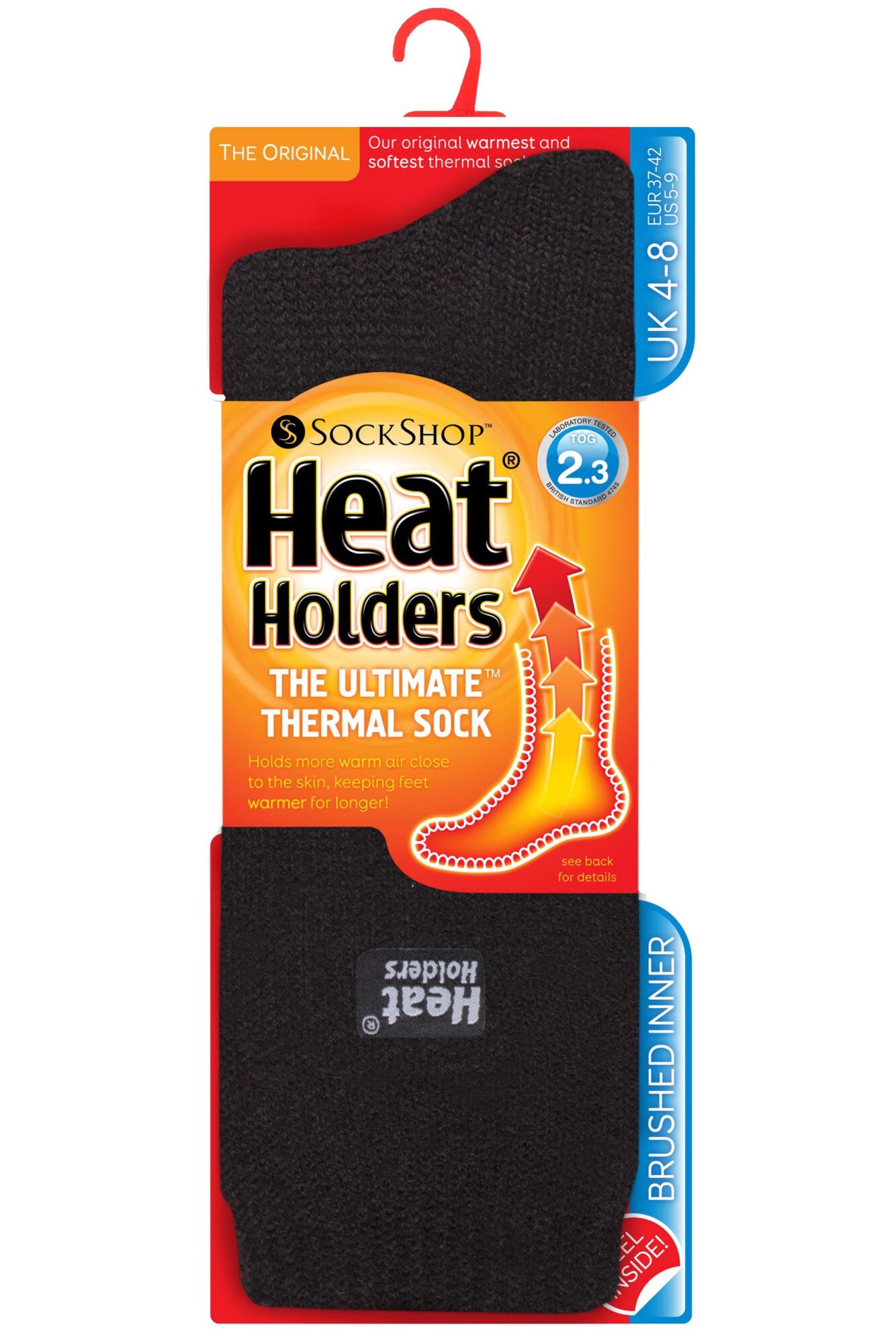 Ladies 1 Pair Original Heat Holders Thermal Socks In 16
