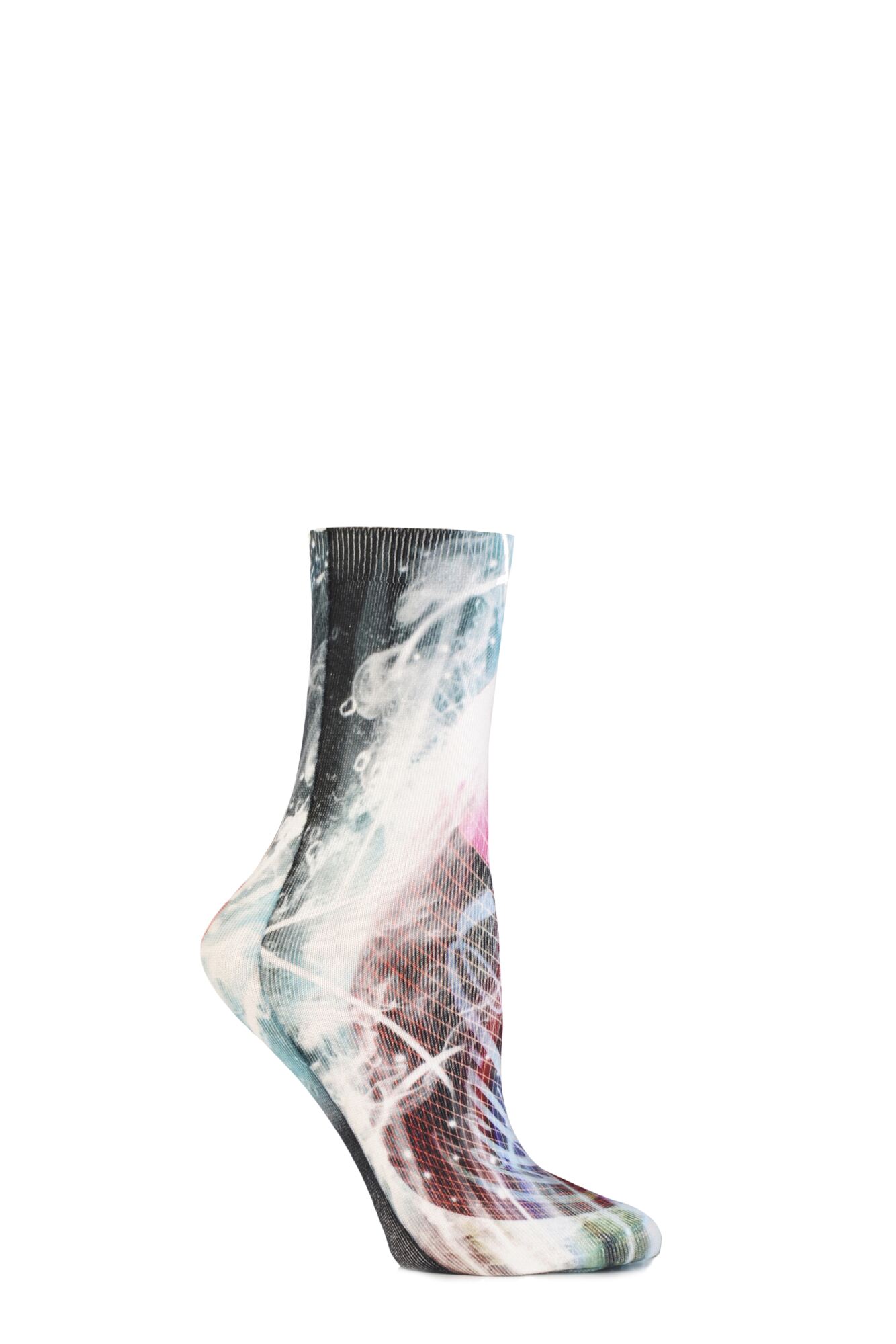 1 Pair HD Printed Socks Ladies - Coca Cola