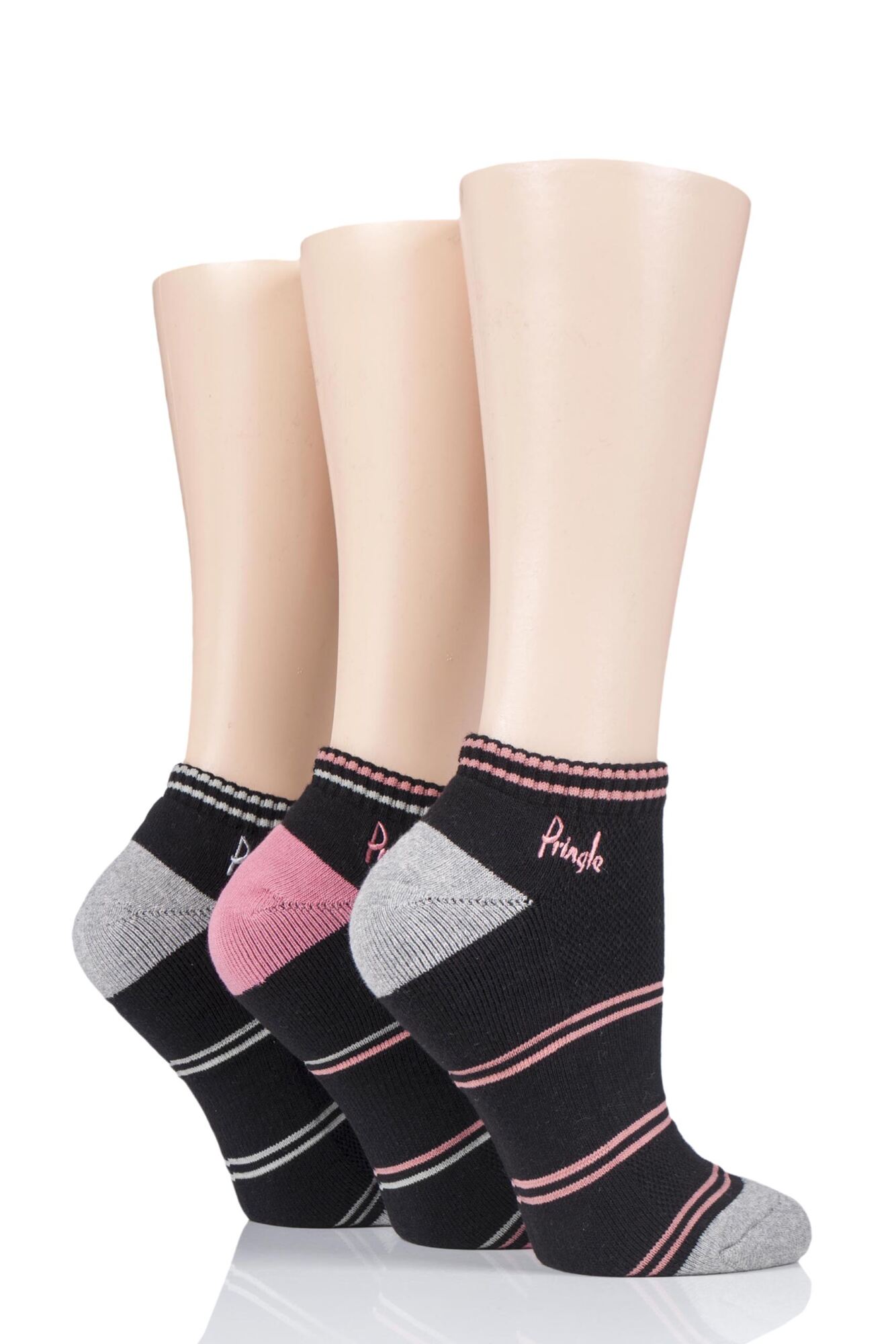 Ladies Pringle Johanne Cushion Trainer Socks