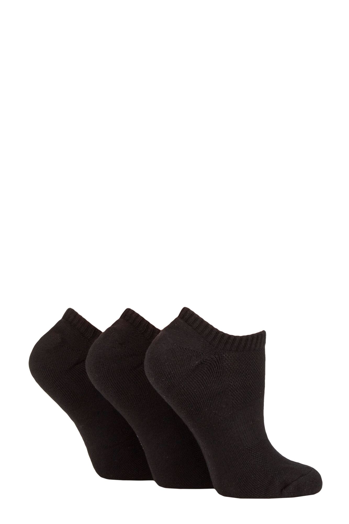 3 Pair Johanne Cushion Trainer Socks Ladies - Pringle