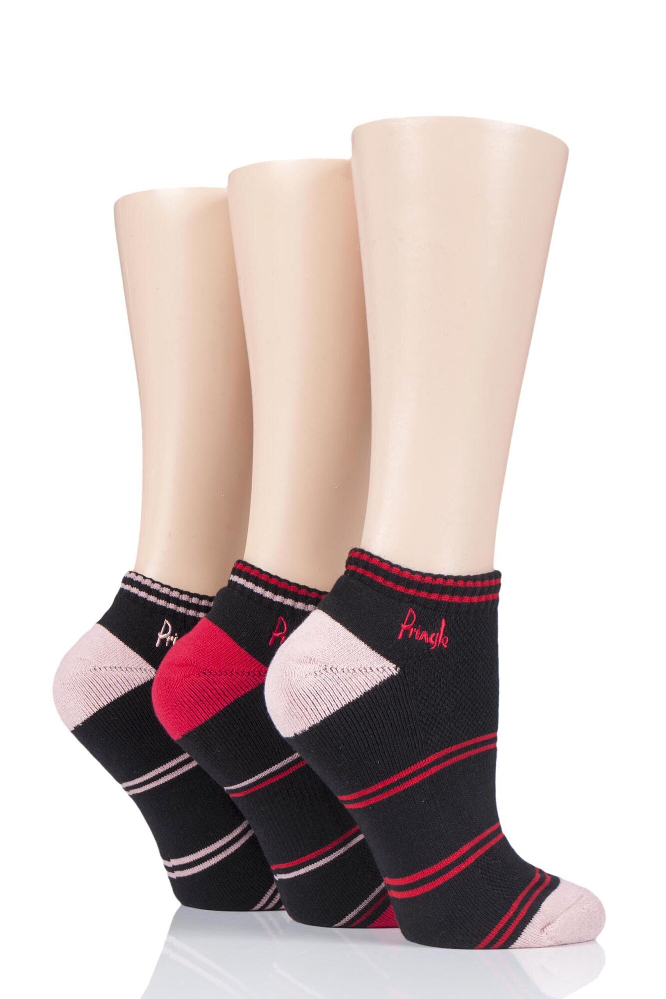 Ladies Pringle Johanne Cushion Trainer Socks