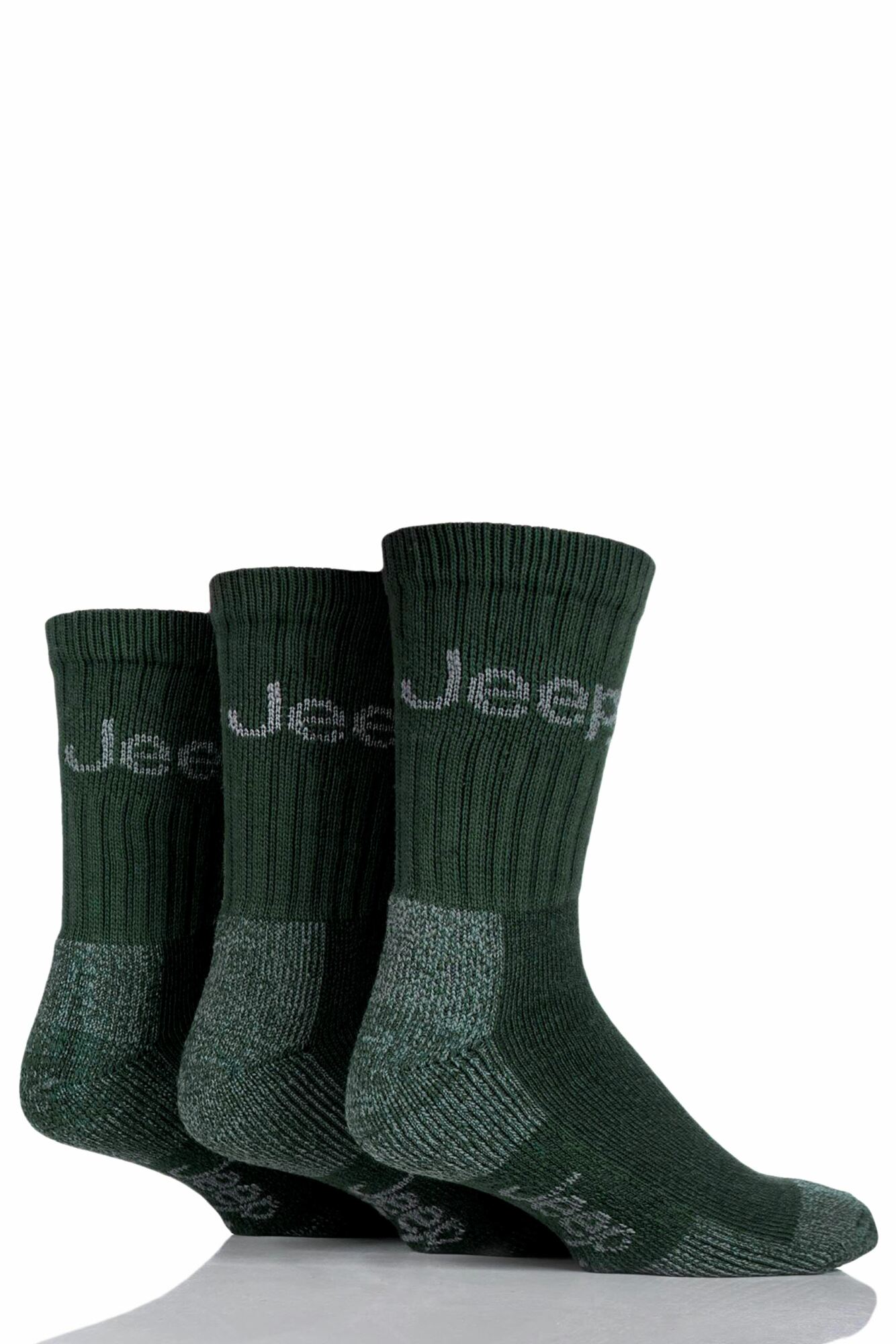 Mens 3 Pair Jeep Luxury Terrain Socks from